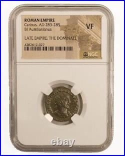 NGC VF Carinus AD283 -285 Aurelianianus / Antoninianus NGC Ancients Certified