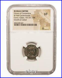 NGC (VF) Roman AE of Constantius Gallus (AD 351 -354) NGC Ancients Certified