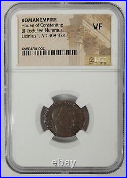 NGC VF Roman AE of Licinius I (AD 308 324) VERY FINE NGC Ancients Certified