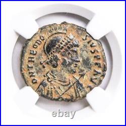 NGC VF Roman AE2 of Theodosius I AD379 395 VERY FINE NGC Ancients Certified
