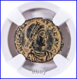 NGC VF Roman AE3 of Gratian (AD367 383) NGC Ancients Certified VERY FINE