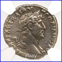 NGC (VF) Roman AR Denarius Hadrian AD 117 138 NGC Certified Ancient Roman