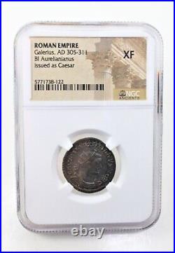 NGC XF Antoninianus of Galerius AD305-311 NGC Ancients Certified Roman Coin