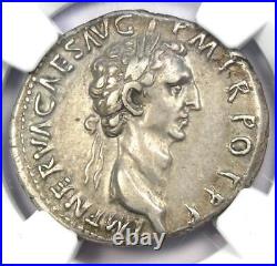 Nerva AR Cistophorus Silver Roman Coin 96 AD Certified NGC XF with Fine Style