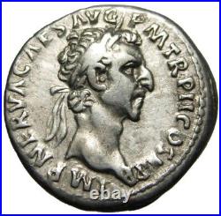 Nerva AR Denarius (97 AD) Aequitas, Certified NGC