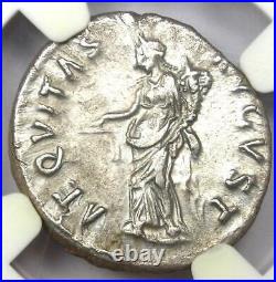 Nerva AR Denarius Silver Roman Coin 96-98 AD Certified NGC Choice XF (EF)