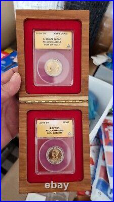 Ngc certified coins R5 2008 Mandela coins