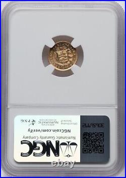 Peru Republic 1968 Bbr 1/5 Libra Gold Coin, Superb Gem, Ngc Certified Ms67