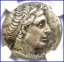 Ptolemy XII AR Tetradrachm Ptolemy I Coin 80-51 BC Certified NGC Choice XF