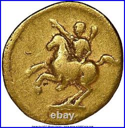 Roman Empire Domitian Gold Aureus 81-96 AD Certified NGC Fine! Wonderful Coin