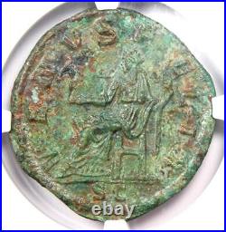 Roman Julia Mamaea AE Sestertius Coin 222-235 AD Certified NGC MS (UNC)