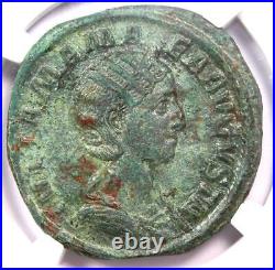 Roman Julia Mamaea AE Sestertius Coin 222-235 AD Certified NGC MS (UNC)