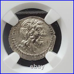 Roman Republic AR Victoriatus Silver Coin 211-208 BC Certified NGC MS BU UNC