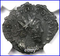 Romano Gallic Tetricus I BI Double Denarius Coin 271-274 AD Certified NGC AU