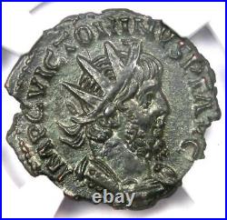 Romano Gallic Victorinus BI Double Denarius Coin 269-271 AD Certified NGC AU