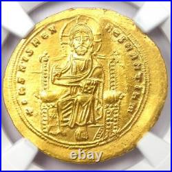 Romanus III AV Gold Nomisma Christ Coin 1028-1034 AD Certified NGC MS (UNC)