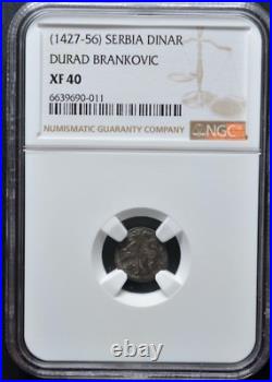 Serbia Denar, Djradj Brankovic (1427-1456), Ngc Certified, (288)