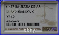 Serbia Denar, Djradj Brankovic (1427-1456), Ngc Certified, (288)