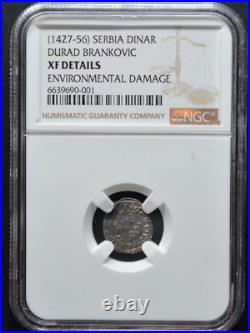 Serbia Dinar, Djurad Brankovic, Ad 1427-1456, Ngc Certified, (257)