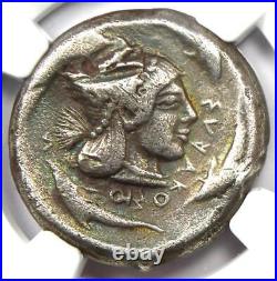 Sicily Syracuse AR Tetradrachm Silver Greek Coin 475 BC Certified NGC VF
