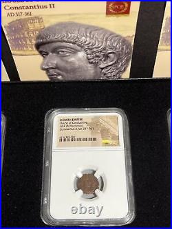 Sons of Constantine! NGC Certified 3 Coin Set 337-361
