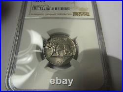 Superb 1926R Albania 1/4 Leku. The Joint Highest Graded NGC Certified MS66