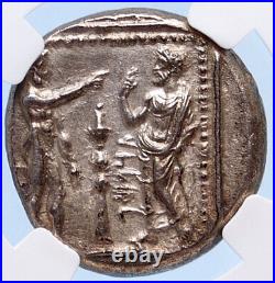Tarsus Cilicia 369BC Silver Greek Coin NGC Certified AU Datames Satrap i28602