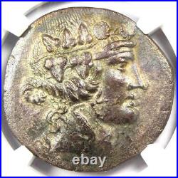 Thrace Maroneia AR Tetradrachm Silver Coin (100 BC) Certified NGC AU