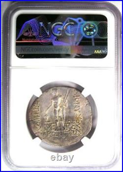 Thrace Maroneia AR Tetradrachm Silver Coin (100 BC) Certified NGC AU