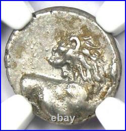 Thracian Chersonesus AR Hemidrachm Lion Silver Coin 300 BC Certified NGC AU