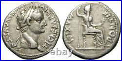 Tiberius AR Denarius (16-37 AD), Tribute Penny, Certified NGC VF