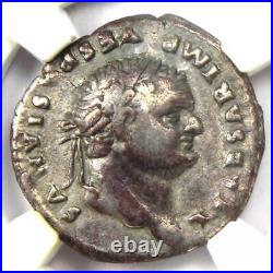 Titus AR Denarius Silver Ancient Roman Coin 79-81 AD Certified NGC VF