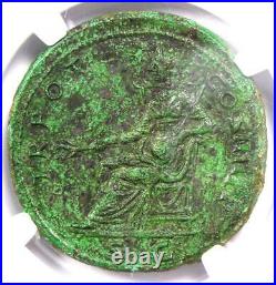 Trajan AE Sestertius Copper Roman Empire Coin 98-117 AD. Certified NGC Choice AU