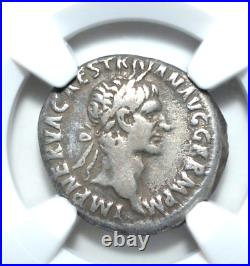 Trajan, Ad 98-117, Ar Denarius, Ngc Certified, -131
